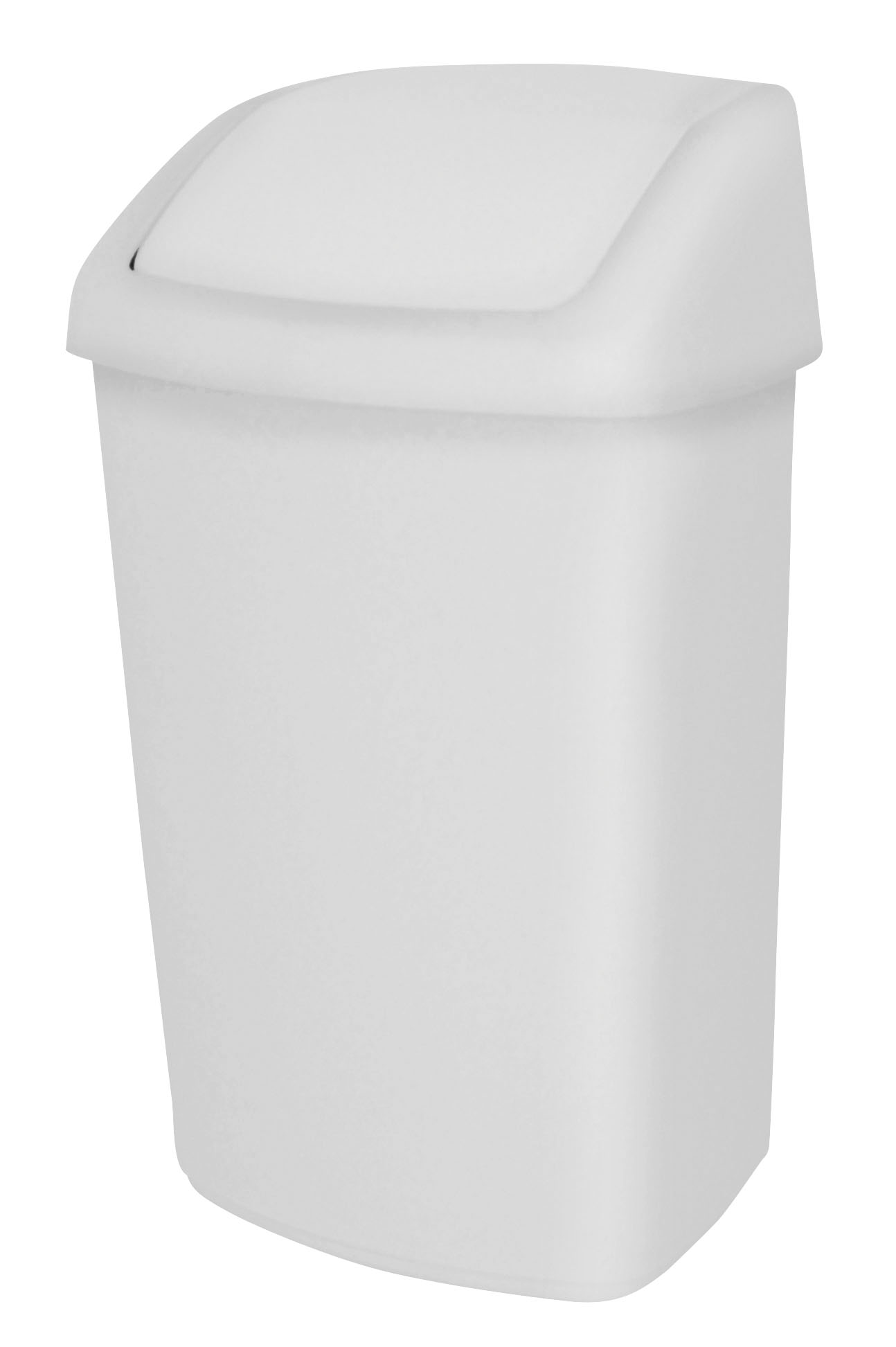 PAPELERA TAPA BASCULANTE 50L blanca